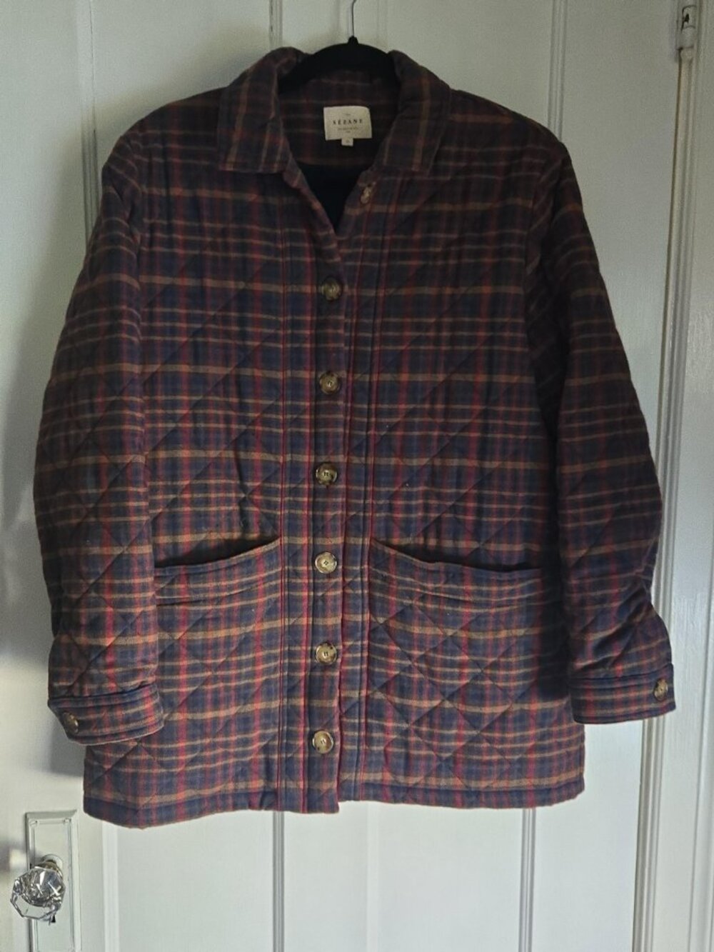 Sezane quilted Will jacket sz M - Picture 4 of 7